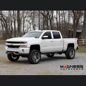 Chevrolet Silverado 1500 Lighting Upgrade - Ditch Light LED Mount w/ Black Series with Amber DRL